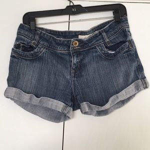 DKNY Jeans Denim Roll-up Light Wash Shorts